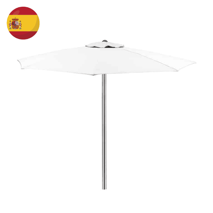 Ocean Sun Umbrella | White Fabric | 200 cm Dia | OCP-20-07/00 | Balliu