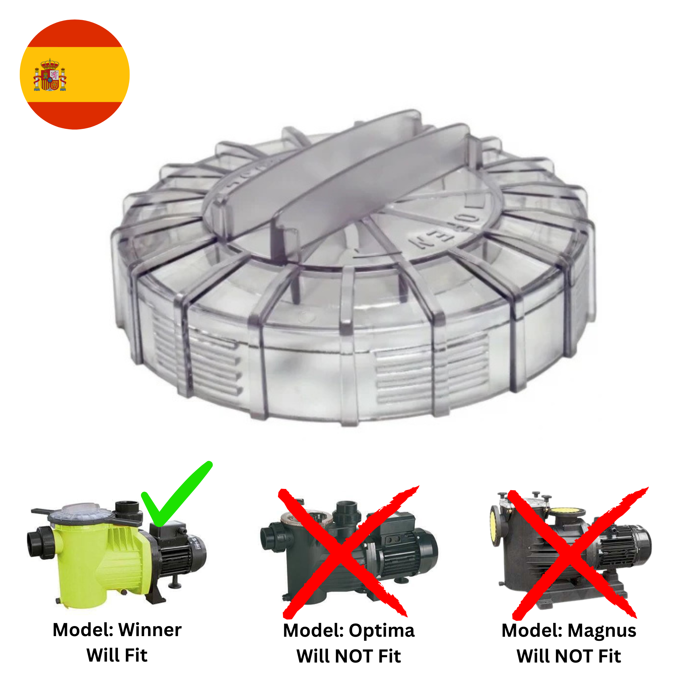 Pre-Filter Cover For Pump Winner | 0.5-3 HP | 92400014