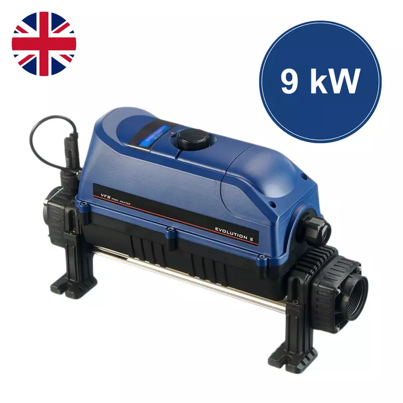 Fully Titanium Heater 9 kW Evolution 2 Series | E2-V-9 | Elecro