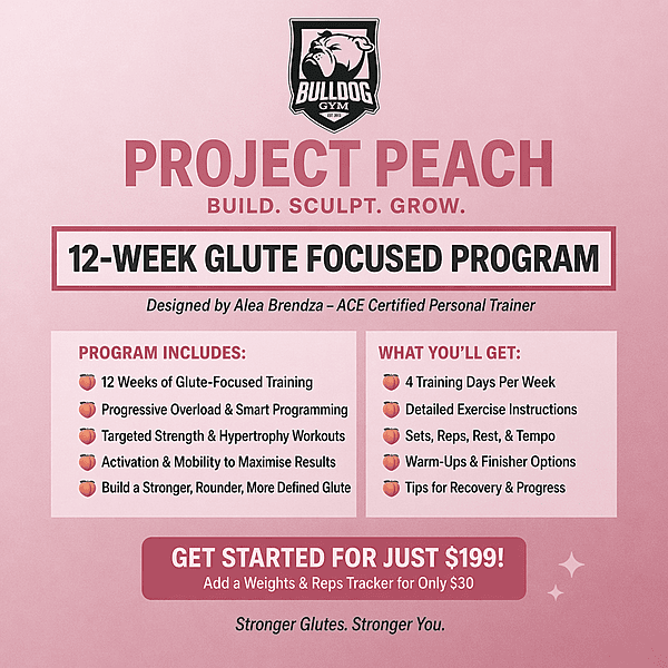 Project Peach -12-Week Glute Program with Digital Tracker