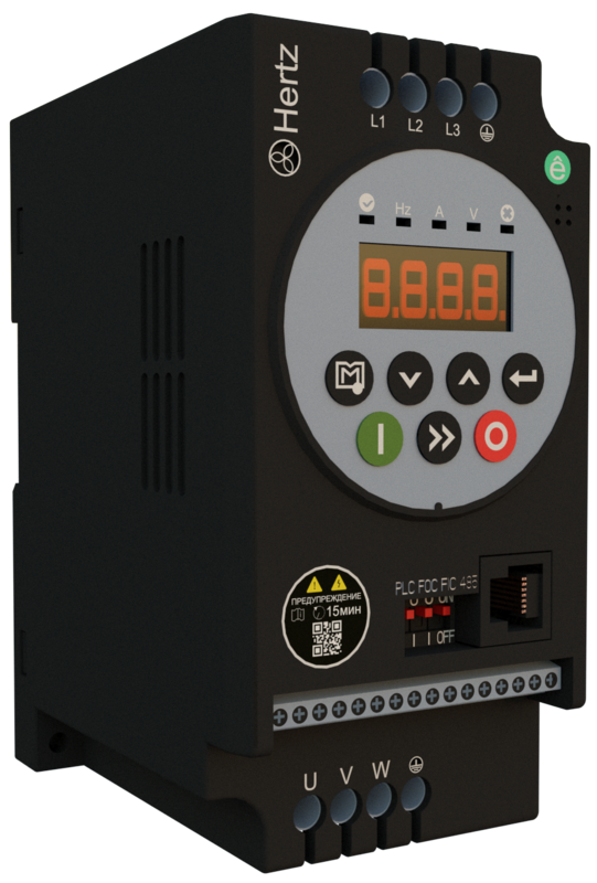 Преобразователь частоты STV050 Hertz 2,2 кВт 380В ЭМС С3