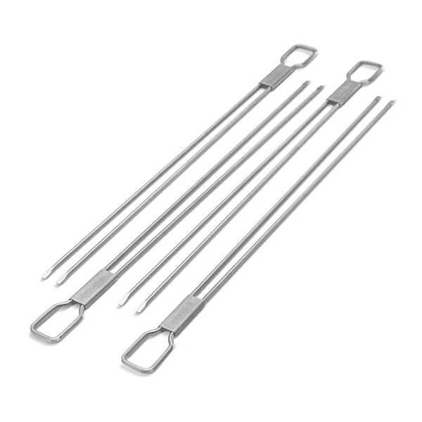 Broil King BBQ SKEWERS DUAL PRONG 12" 4PCS SS