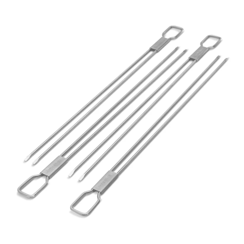 Broil King BBQ SKEWERS DUAL PRONG 12" 4PCS SS