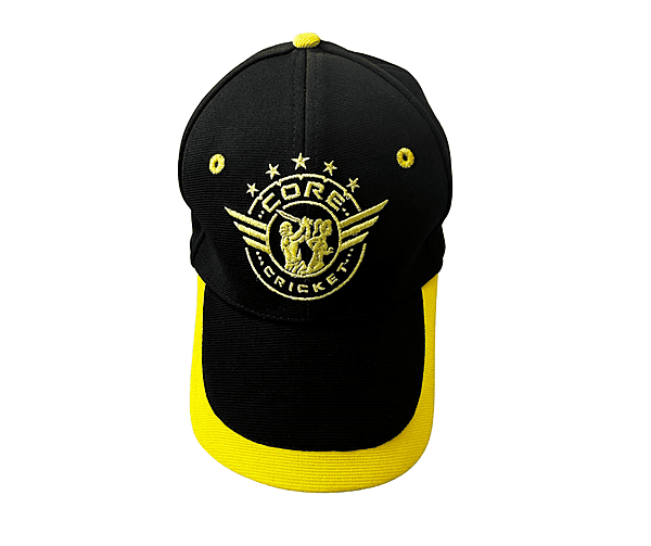 Core Cricket Cap-YellowBand