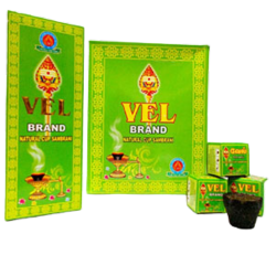 VEL Brand Natural Cup Sambrani (10 CupsX10 Pkts) Bundle