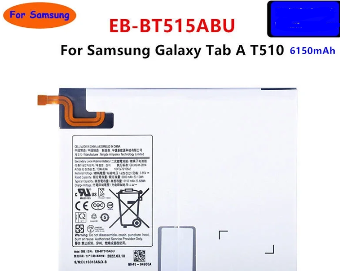 Batería Original Samsung Galaxy Tab A T510 (6150 mAh)