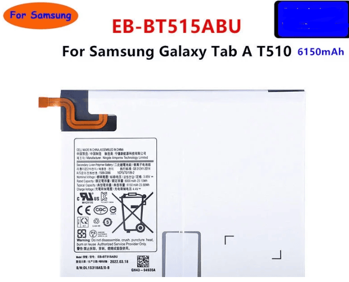 Batería Original Samsung Galaxy Tab A T510 (6150 mAh)