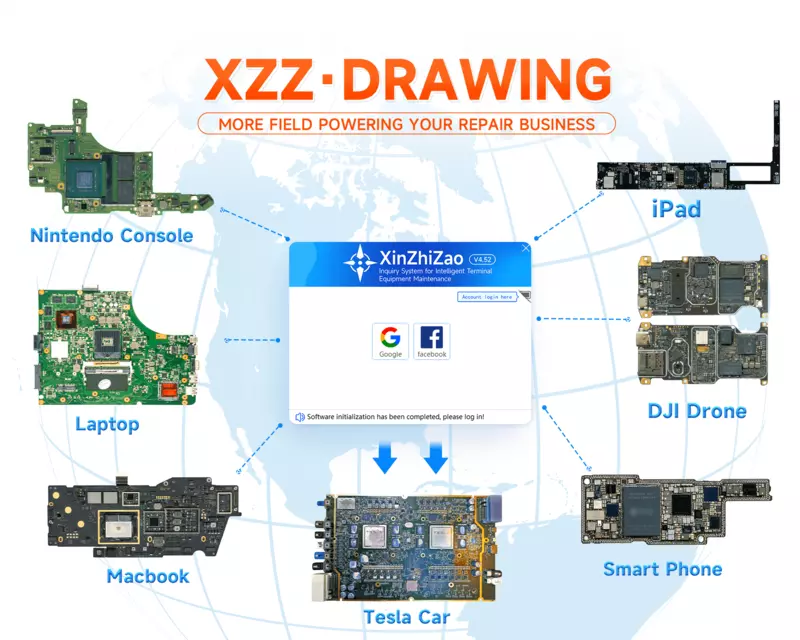 Licencia XinZhiZao Esquemáticos Multimarca y Laptop