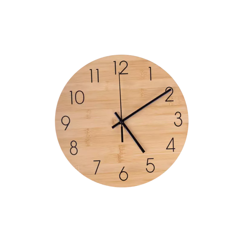 Reloj de pared bamboo 30cms