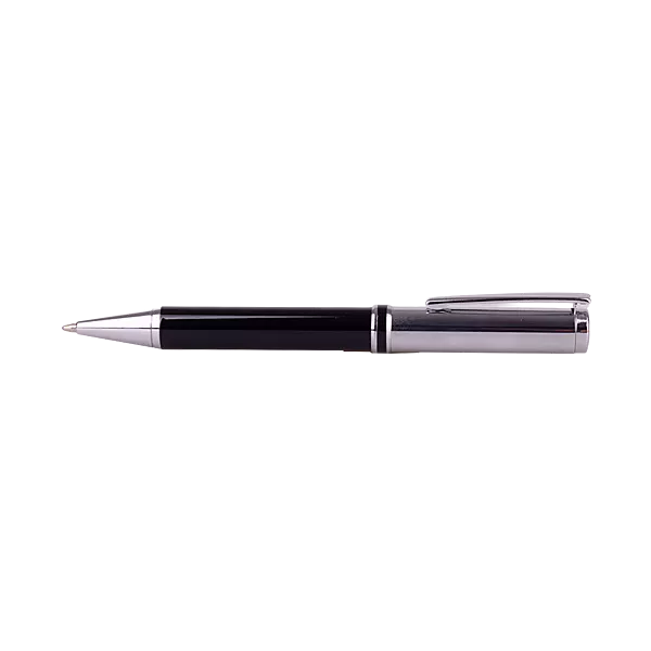 Boligrafo Metalico Premium Negro Cilindrico