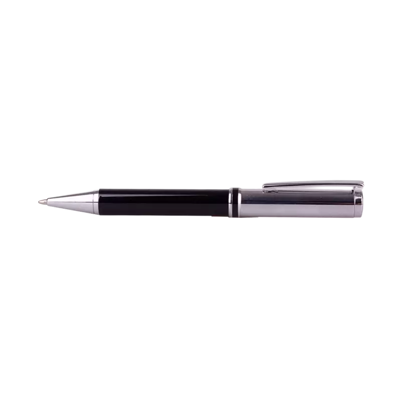 Boligrafo Metalico Premium Negro Cilindrico