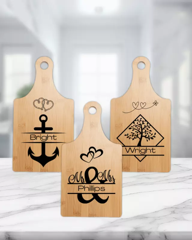 Personalized Wine Cutting Board