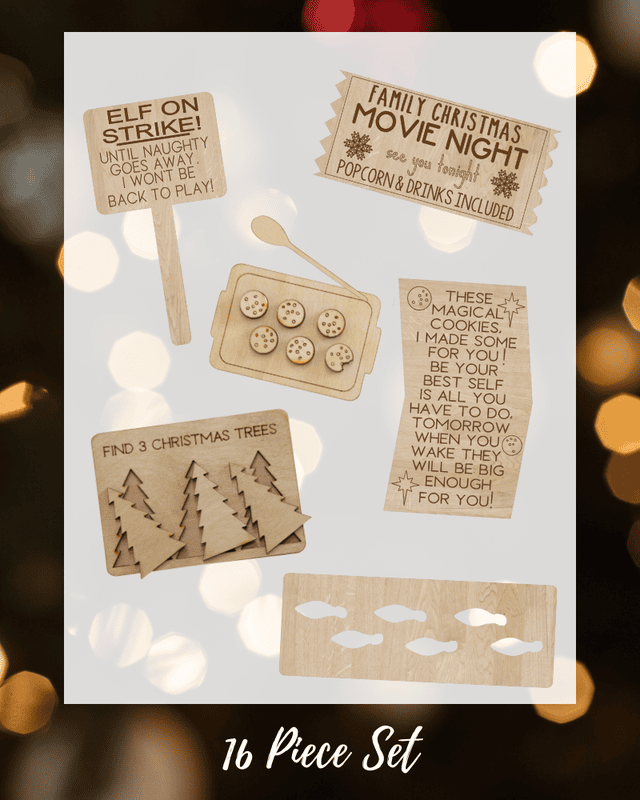 Christmas Elf Prop Set, 16 Pc
