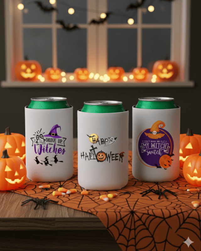 Halloween Can Insulators