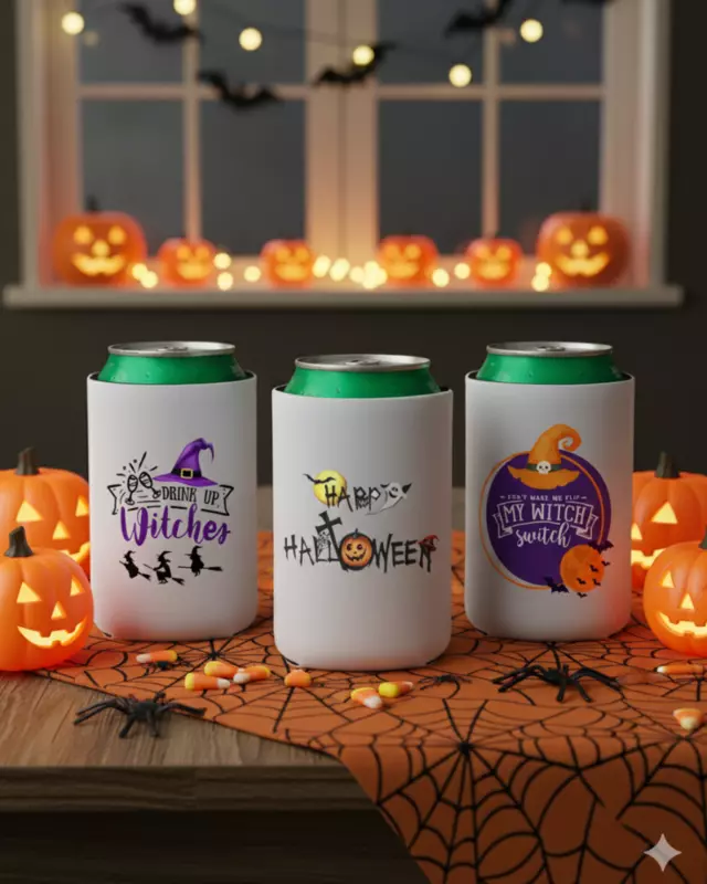 Halloween Can Insulators
