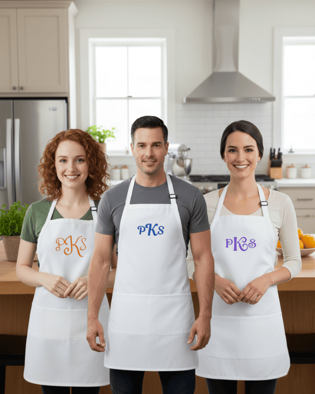 Personalized Monogram Kitchen Apron