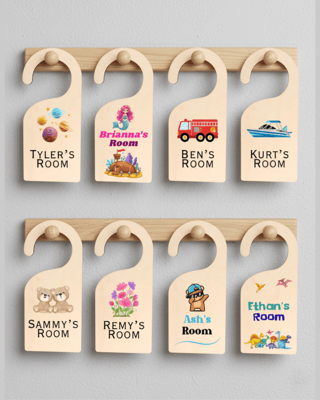 Personalized Bedroom Door Hanger