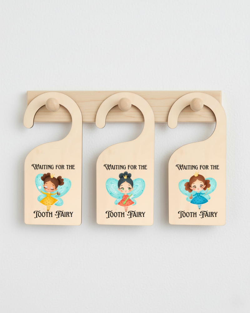 Waiting for the Tooth Fairy Door Hanger