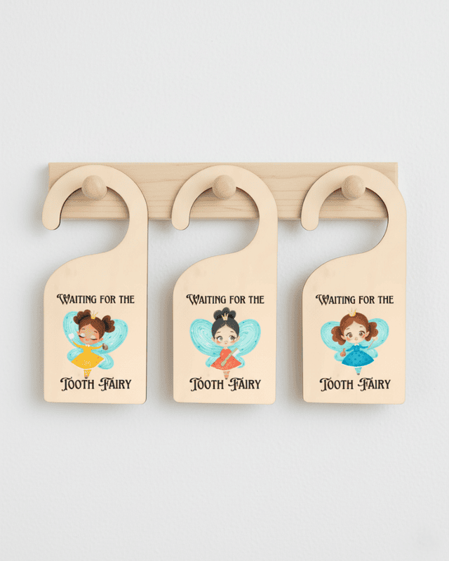 Waiting for the Tooth Fairy Door Hanger
