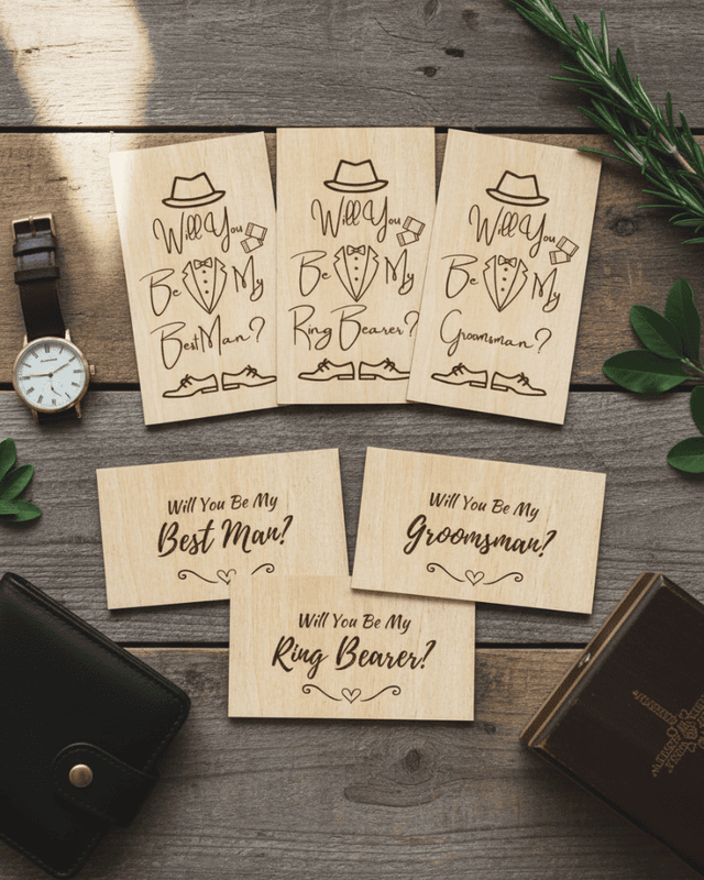 Groom's Side Proposal Cards