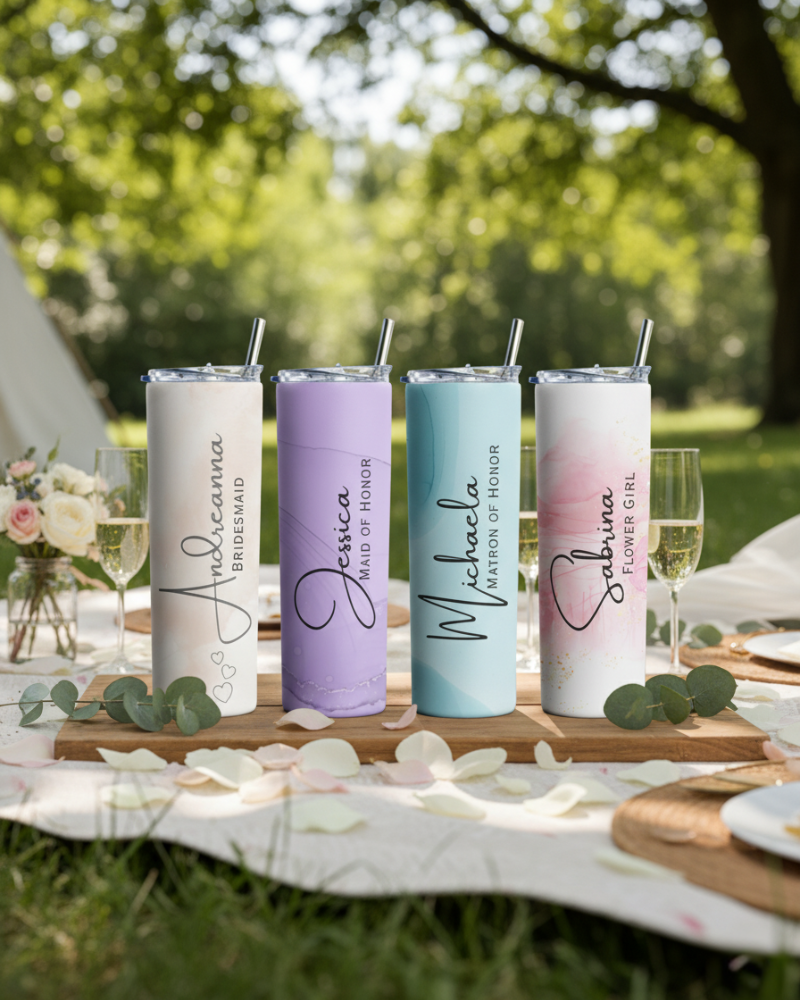 Personalized Wedding Party Tumbler