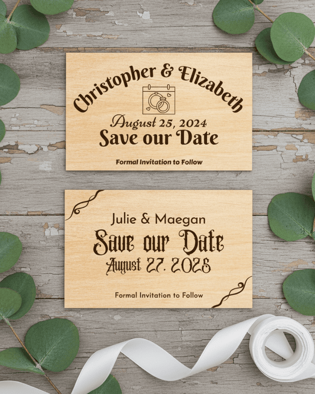 Save Our Date Card, Set of 16