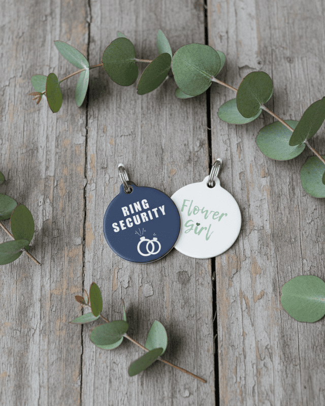 Wedding Party Pet Tags
