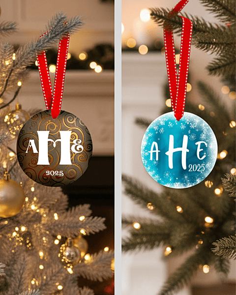 Monogram 2025 Ornament