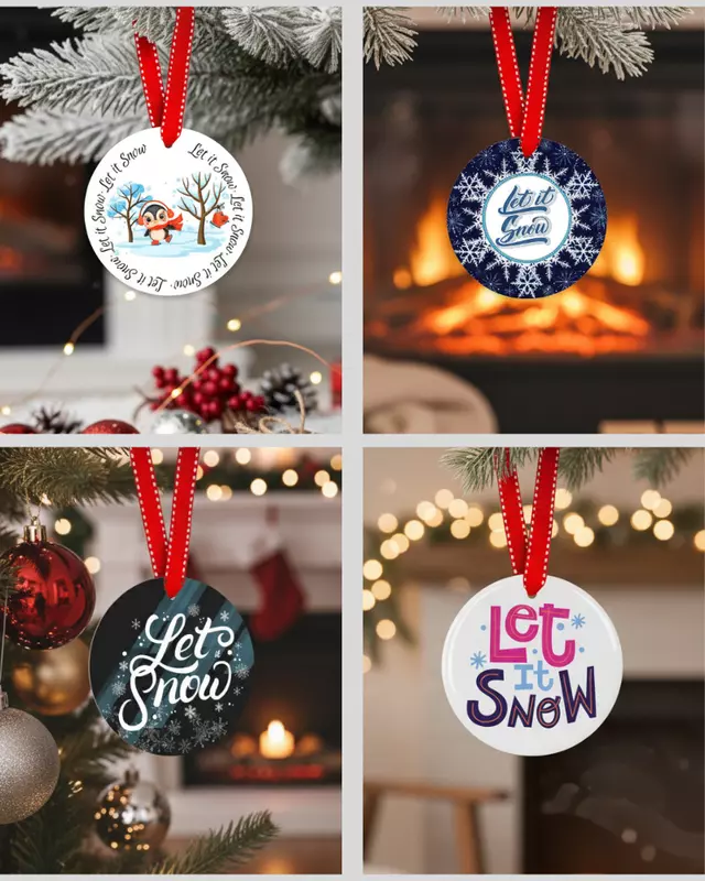 Let it Snow Ornament