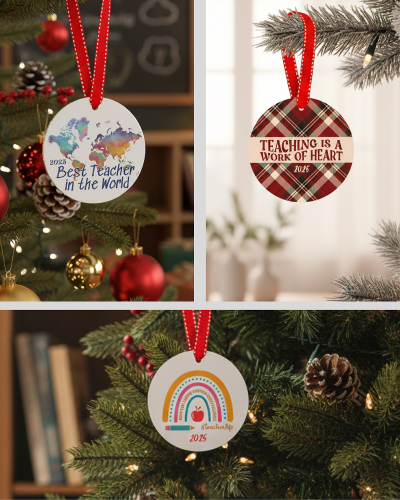 Teacher 2025 Ornament