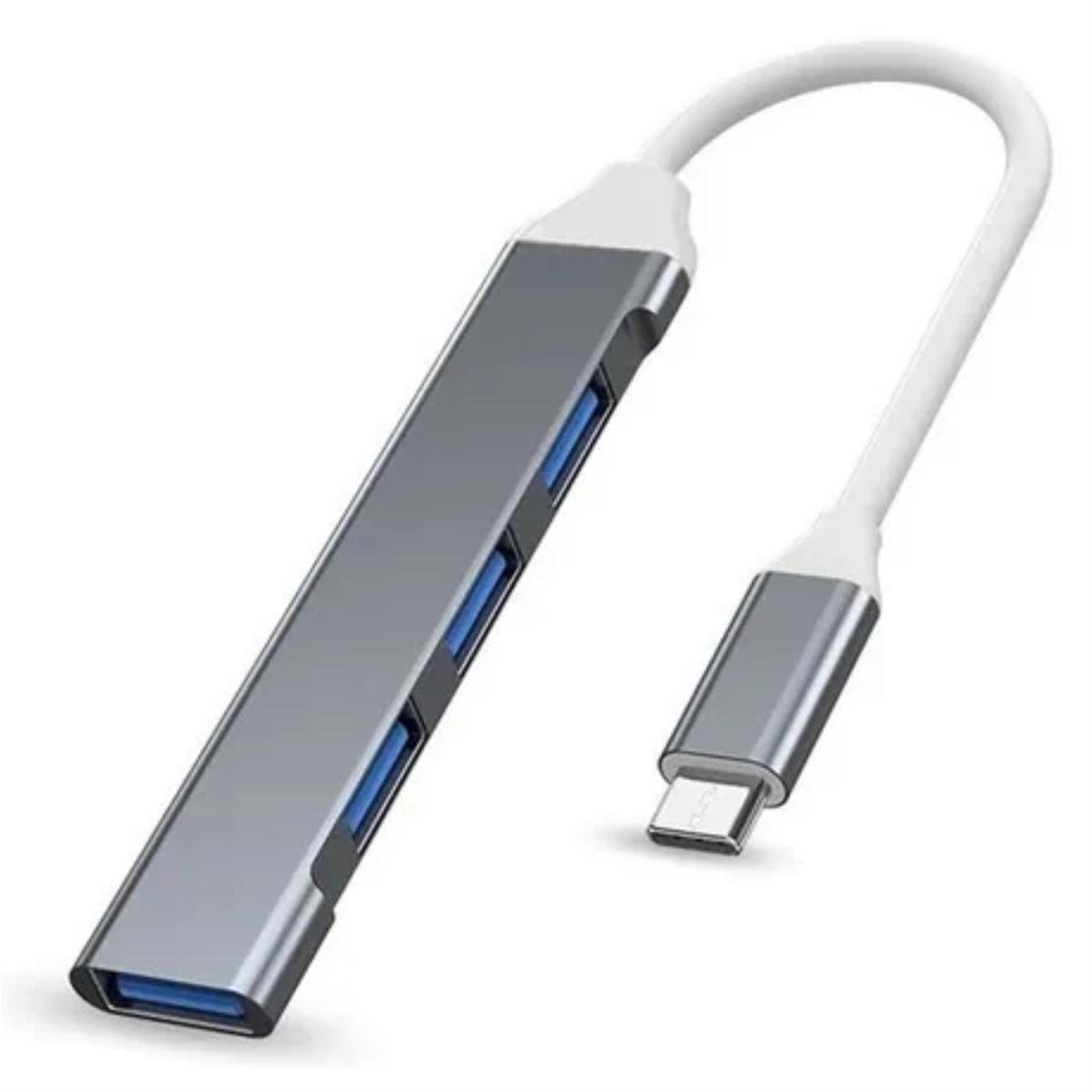 Adaptador USB C a USB 4 Port