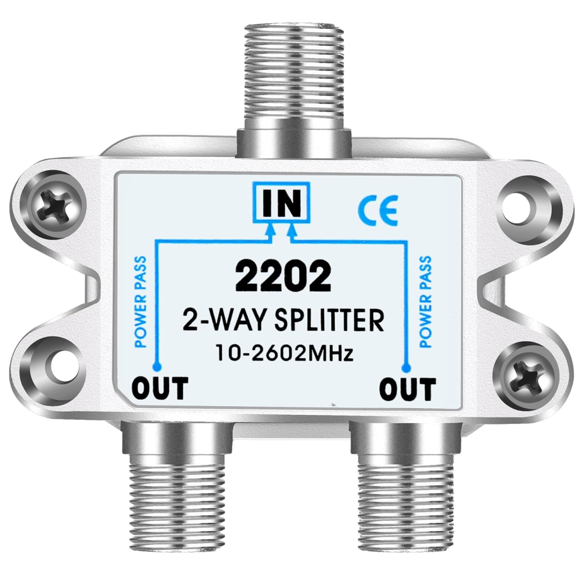 Adaptador TV 2 Way Splitter