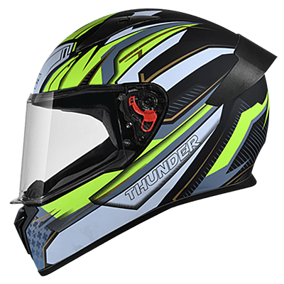 STUDDS THUNDER D8 MATT BLACK N5 YELLOW M/V (XL)