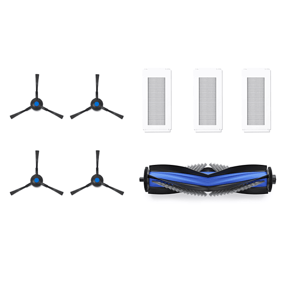 Ecovacs DEEBOT N30 PRO OMNI/N30 OMNI/N20e PLUS/N20e Buddy Kit - 4 Side Brushes, 1 Main Brush, 3 Filters