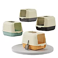 PawPrivacy Covered Cat Litter Box with Filter Top & Scoop