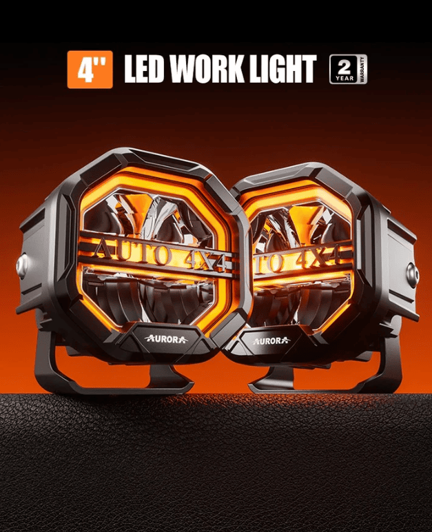 Aurora 4" FireNova Pod with Amber DRL