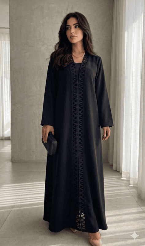 Black Knot Abaya