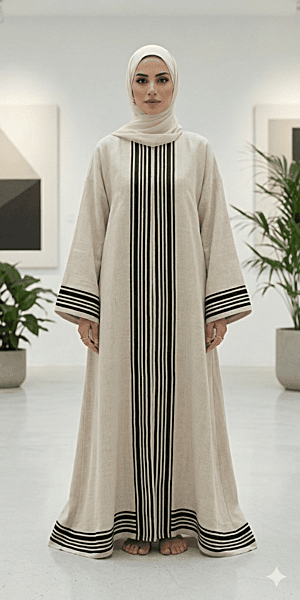 Printed Abaya