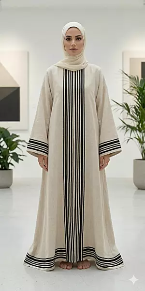 Printed Abaya