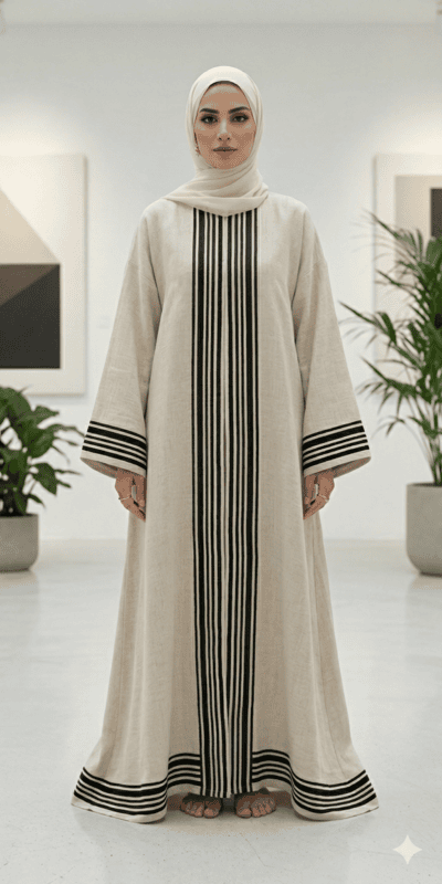 Printed Abaya