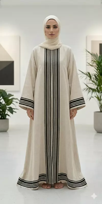 Printed Abaya