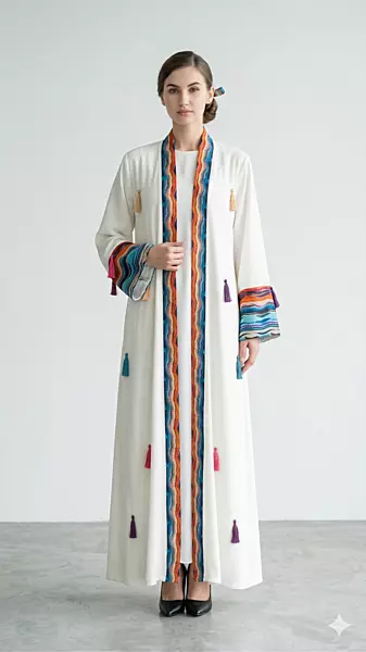 Colorful Abaya