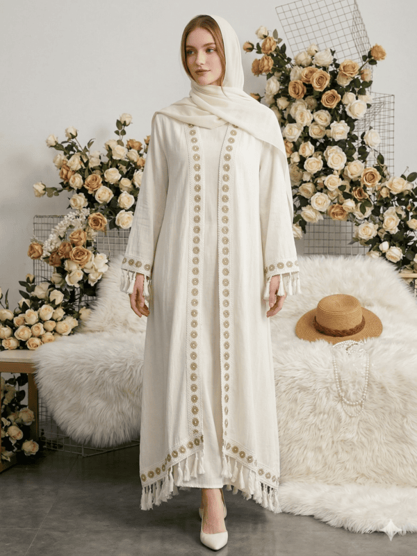 Simple Tussle Abaya