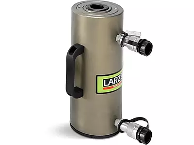 LARZEP Hollow Aluminium Hydraulic Cylinders, Double-Acting, DAH-Series