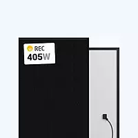 REC 405Watt AA BLACK Monocrystalline Solar Panel  Most Trusted Brand &
