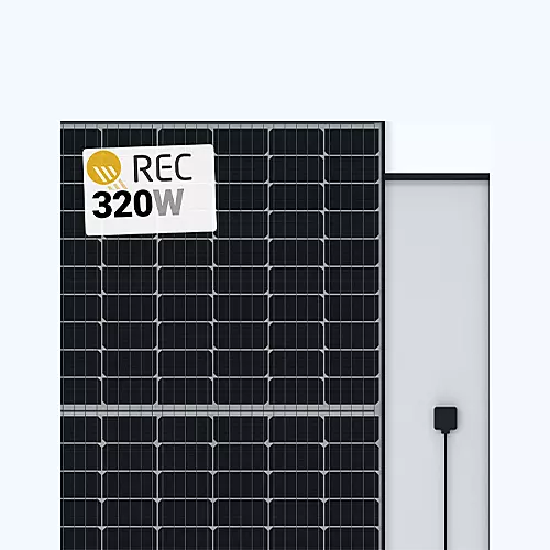 13x REC 320W Mono Solar Panels (REC320TP2M) High Efficiency and Durable