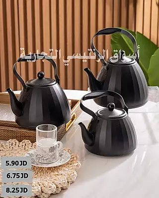 ابرق شاي اسود 3 احجام