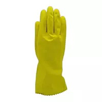 Magid ComfortFlex 620 18 Mil Flock-Lined Latex Gloves w/Pinked Cuff (Bifold and Shrink-Wrapped for Vending Purposes)