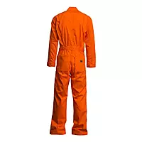 LAPCO FR CVFRD7OR 7oz. 100% Cotton Deluxe Coveralls