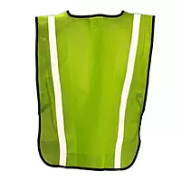 Magid CRV1430 Polyester Yellow Mesh Safety Vest With Silver Reflective Tape